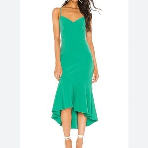Bardot Lisandra Dress in Emerald Green